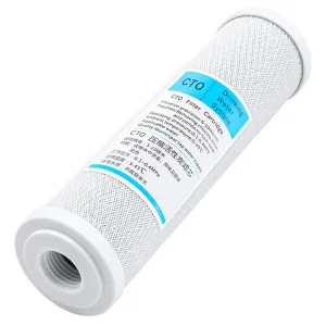 10 Inch CTO Activated Carbon Block Filter Coconut Shell High Iodine Water Purifier Cartridge Household Drinking Water System