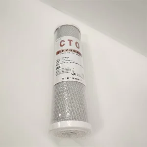 10-Inch CTO Activated Carbon Block RO Water Purifier Filter Cartridge