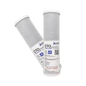 10 Inch CTO Activated Carbon Filter Element Water Filter Cartridge and Carbon Block Reverse Osmosis Replacement Filter