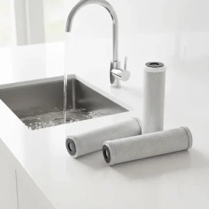 10-Inch CTO Carbon Block Filter Cartridge with 100 GPD Flow Rate for Water Filtration