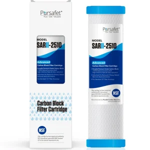 10 Inch CTO Carbon Block Water Filter Cartridge Food Grade Sintered Carbon NSF Certified