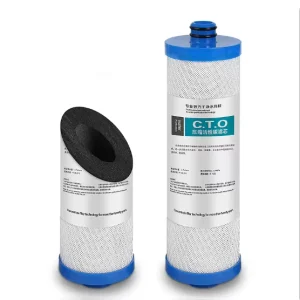 10 Inch CTO Sintered Activated Carbon Block Water Filter Cartridge