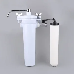 10 Inch Ceramic Water Filter with Purifier Cartridges Manual Countertop Household Purification OEM Customizable