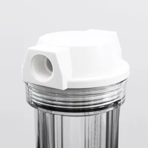 10 Inch Clear Plastic Water Cartridge Filter Housing Inline Water Filter Housing