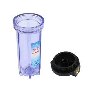 10 Inch Clear Stainless Steel Manual Household Water Filter