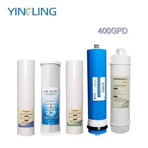 10 Inch Commercial Water Purifier Filter Cartridge Whole Set 0.0001 Micron House Water Filter Replacement OEM Outdoor Household