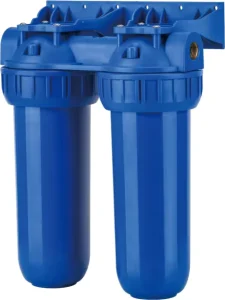 10-Inch Dual Filter Housing, 2-Stage Water Pre-Filtration System