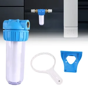 10 Inch Italian style Filter Housing with Bracket Wrench for Outdoor Garden or Whole House Water Treatment Filter System