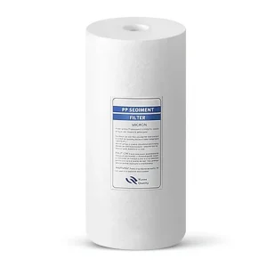 10 Inch Large Fat PP Cotton Meltblown Filter Cartridge Filter Element for Industrial Water Purifier Removes Rust Sediment