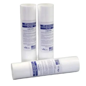 10 Inch PP Sediment Water Treatment Filter Cartridge 1 and 5 Micron 99.99% Filtration Accuracy