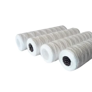 10 Inch PP String Wound Water Filter Cartridge 5 Micron Sediment Filter for Whole House Pre Filtration RO System Replacement