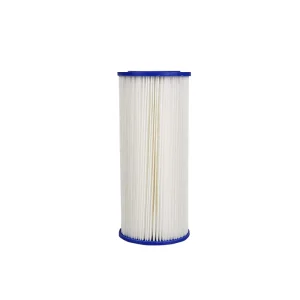 10 Inch Pleated PP Filter Cartridge Washable 10/20 Micron PE Sediment Polyester