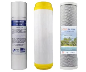 10 Inch Pre Filter Ink Cartridge 1 Micron Water Filter RO Purifier System Home Restaurant Household Water Treatment
