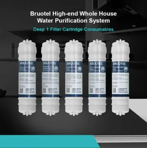 10 Inch Quick Disconnect Inline Carbon PP Filter Full Set CTO GAC UF T33 Household Replacement Cartridge