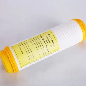 10 Inch Resin Water Filter Cartridge High Efficiency Ion Exchange Removes Hardness Minerals Food Grade PP Household