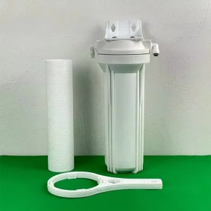 10 Inch Single Stage Pre Filtration Water Filter System White or Transparent Filter for Household Use