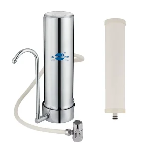 10 Inch Stainless Steel Faucet Water Filter Countertop Water Filter Cartridge Kitchen Faucet