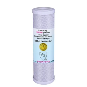 10 Inch Standard Capacity Activated Carbon Block Water Filter Cartridge for Multi-Use