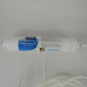 10-Inch T33 Inline Coconut Grade Activated Carbon Pre/Post Membrane Filter for Taste and Odor Reduction