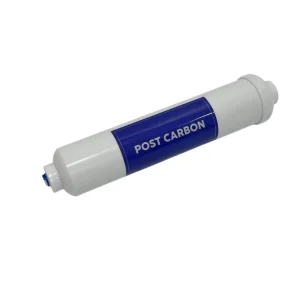 10-Inch T33 Inline Post-Carbon Mineral Filter with 1/4-Inch Quick Fittings for RO Water Filter Systems