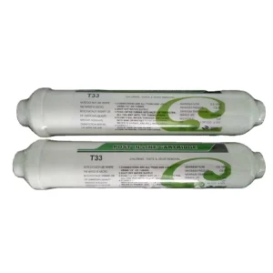 10-Inch T33 Post Inline Water Filter Cartridge for Water Treatment