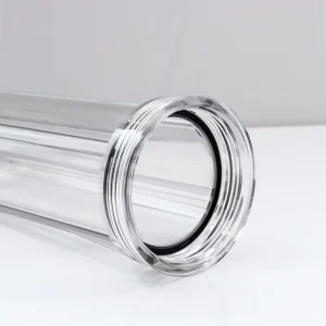 10 Inch Transparent Plastic Filter Housing with Large Flow Design for Efficient Pre Filtration System
