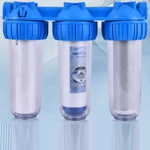 10-Inch Triple-Stage Transparent Water Pre-Purifier Filter
