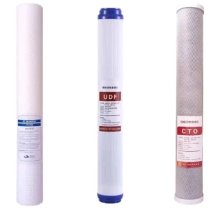 10 Inch UDF Coconut Shell Activated Carbon Block Water Filter Cartridge for Home Drinking Water Filtration