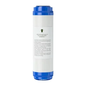 10 Inch UDF Granular Activated Carbon Water Filter Element for Household Use