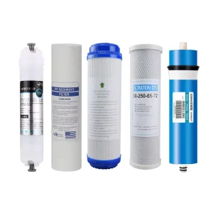10 Inch Water Purifier Filter Cartridge PP Cotton Carbon Block Reverse Osmosis RO Complete Accessories