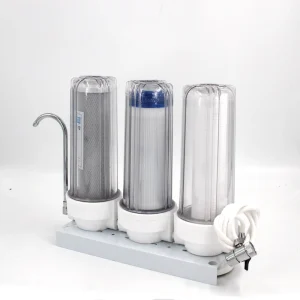 10-Inch White 3-Stage Pre-Filtration Water Purifier Filter Housing