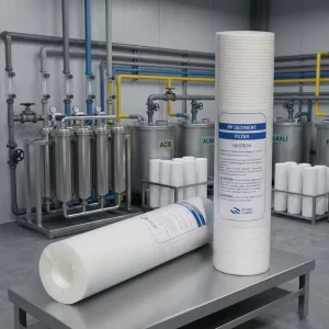 10 Micron PP Melt Blown Filter Cartridge for Electroplating Tank Liquid Filtration