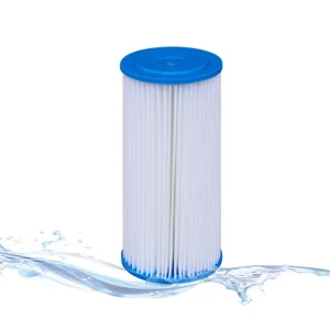10” Pleated PE Filter Cartridge Washable 10 Microns 20 Microns PE Sediment Polyester Filter Cartridge