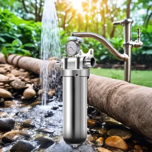 10 Tons Stainless Steel Water Prefilters House Water Filter Tap Outdoor Water Filters Hot and Cold Sediment Filter