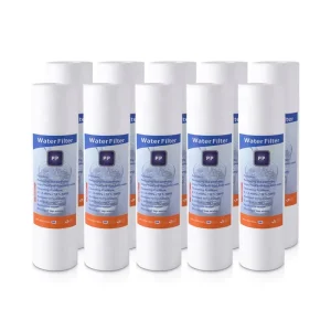 10 x 2.5 Inch PP Sediment Water Filter Cartridge, 5 Micron