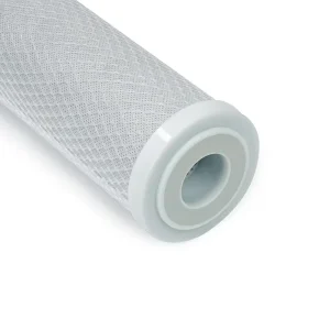 10 x 2.5 Inch PP UDF CTO Activated Carbon Block Water Filter Cartridge for Drinking Water, Household, Outdoor, and Hotel Use