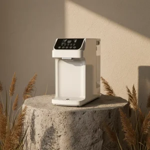 100 GPD Electric Plastic Reverse Osmosis Tankless Countertop Water Dispenser Filter Hot Cold Water Purifier Household Use