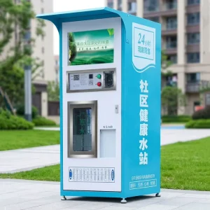 1000 GPD RO Water Vending Machine for Gas Stations and Car Washes with Weather-Resistant Cabinet