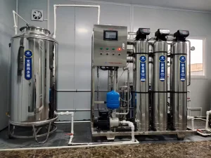 1000 L/H Stainless Steel 4040 RO Water Treatment Machinery with Pump and Purification Equipment