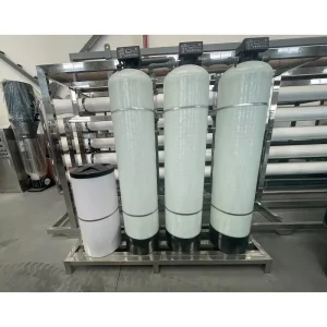 1000 L/H Water Softener System with Engine and Pump Automatic Control Stainless Steel Tank Well Water Filter
