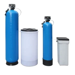 1000 LPH Automatic Control Water Softener System for Small Manufacturing Plants with 220V Pump, PLC, and Motor