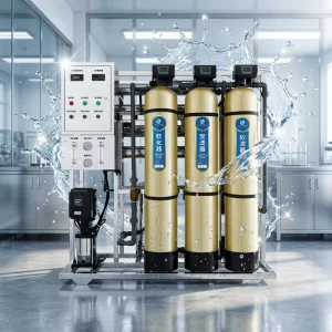 1000 LPH Commercial Automatic RO Water Filtration Treatment System for Restaurants, Hotels, and Cafes