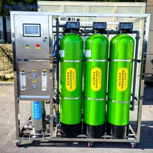 1000 LPH Commercial RO System 4040 Reverse Osmosis Machine with FRP Pressure Vessel for Industrial Water Purifier