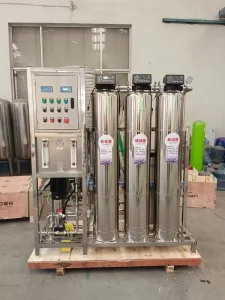 1000 LPH RO Water Treatment System with Stainless Steel and FRP Pretreatment Tanks for Well and Tap Water