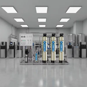 1000 LPH Reverse Osmosis Water Filtration System with Pump for Commercial Drinking Water Treatment
