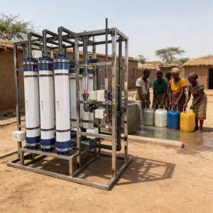 1000 LPH UF System for Raw Water and Community Drinking Water Treatment