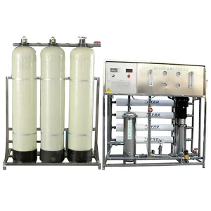 1000 LPH Water Filter Machine Battery Water Treatment System with Pump Motor PLC Engine Bearing 1 Year Warranty