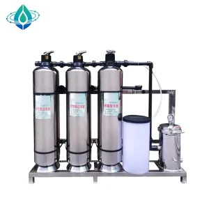 1000 LPH Water Softening System with Pressure Vessel, Quartz Sand, Activated Carbon, Resin Filter, Salt Box, Motor, and Pump