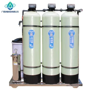 1000 LPH Water Softening System with Quartz Sand, Activated Carbon, Resin Filter, Salt Box, and Precision Filter