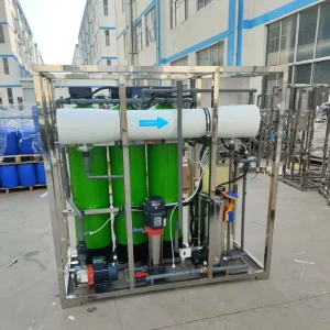 1000 Litres L’heure Osmoseur 1000 Litres Heure Cest Traiter L’eau Nettoyer Panneaux Photovoltaique Water Sachet Packing Machine